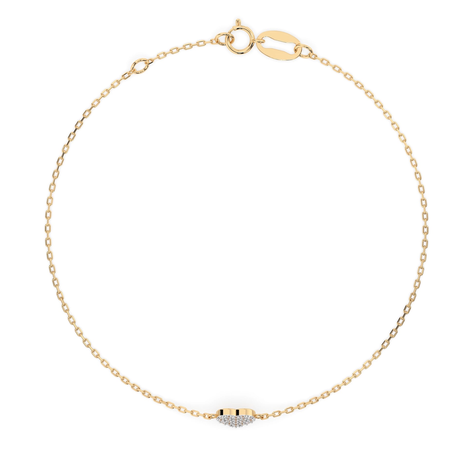 Minimalismus-Armband (Rund), 0.09 ct — 105-10012