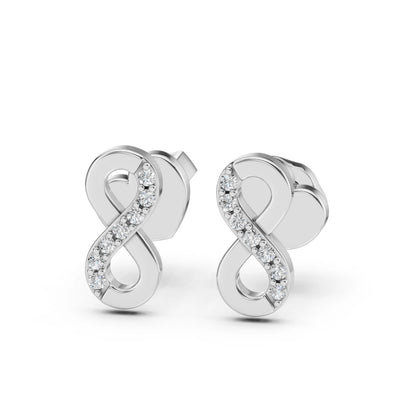Minimalismus-Ohrringe (Rund), 0.09 ct — 102-10092