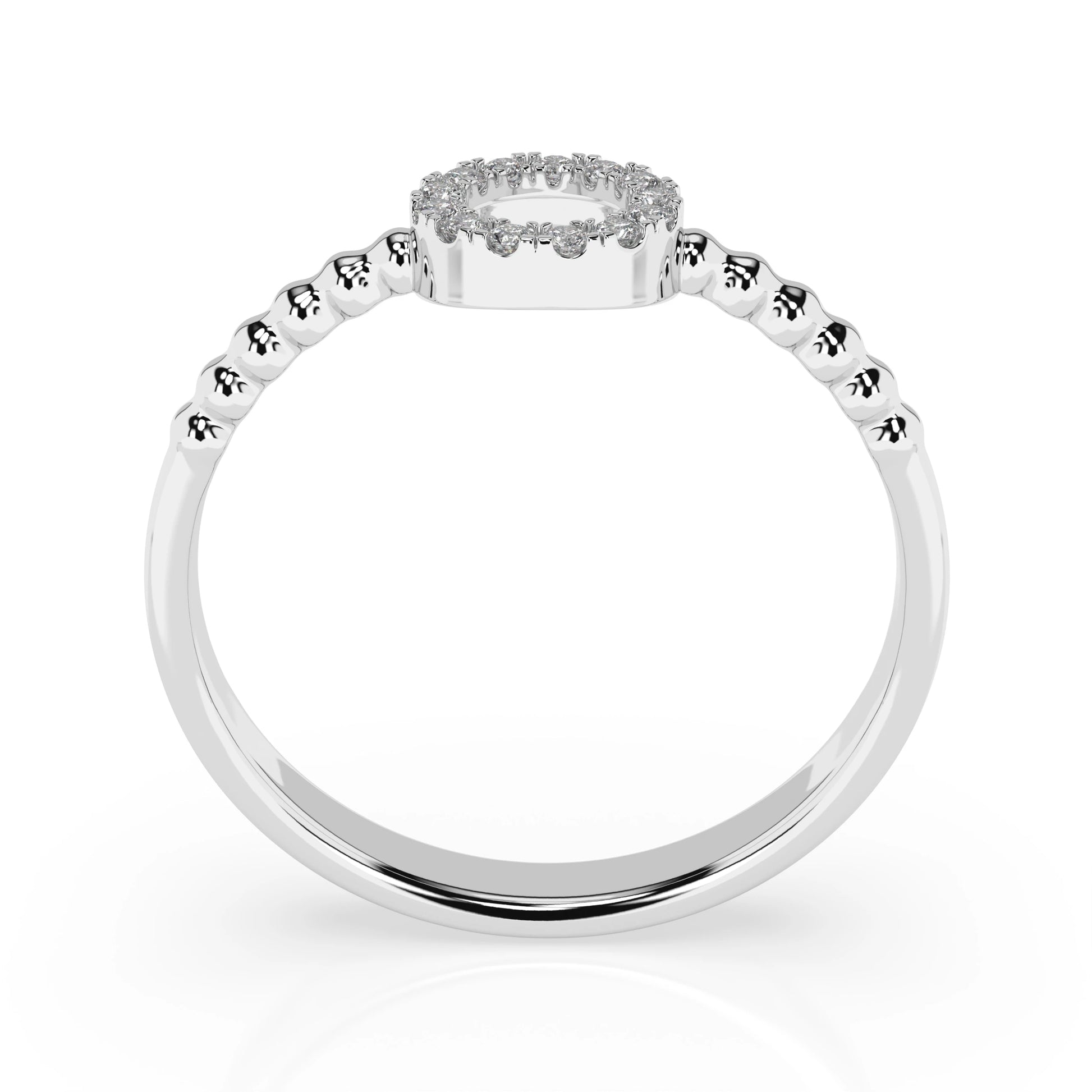 Minimalismus-Ring (Rund), 0.08 ct — 101-10055
