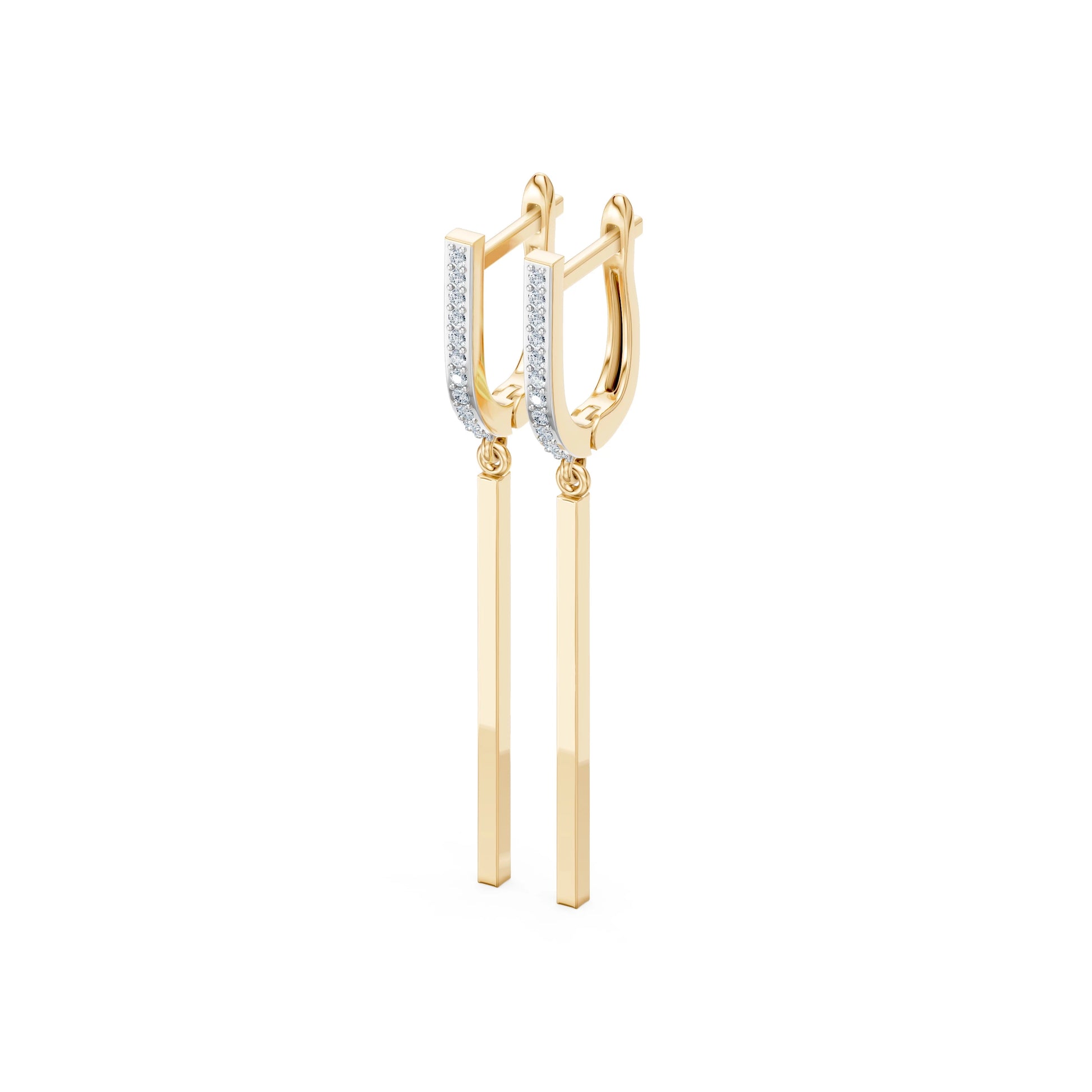 Minimalismus-Ohrringe, 0.13 ct — 102-10129/3