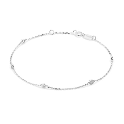 Minimalismus-Armband (Rund), 0.14 ct — 105-10008/5(1.9)