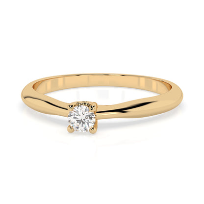 Solitär-Ring (Rund), 0.06 ct — 101-10035(2.5)
