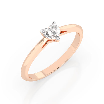 Solitär-Ring (Herz), 0.3 ct — 101-10190(0.30)HRT
