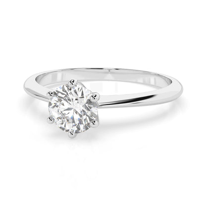 Solitär-Ring (Rund), 0.3 ct — 101-10027(4.2)