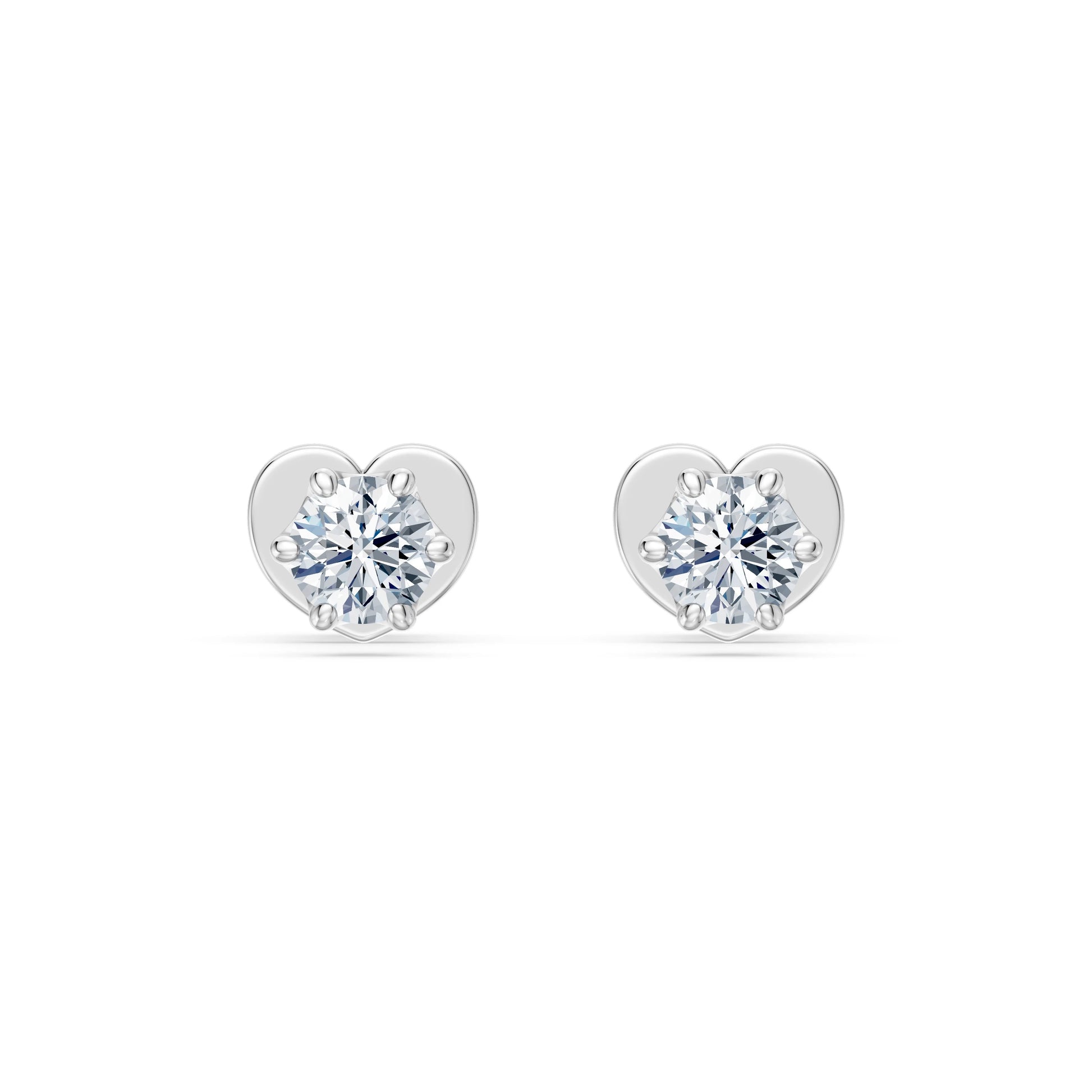Solitär-Schmetterling-Ohrringe, 0.2 ct — 102-10040/1(3.0)