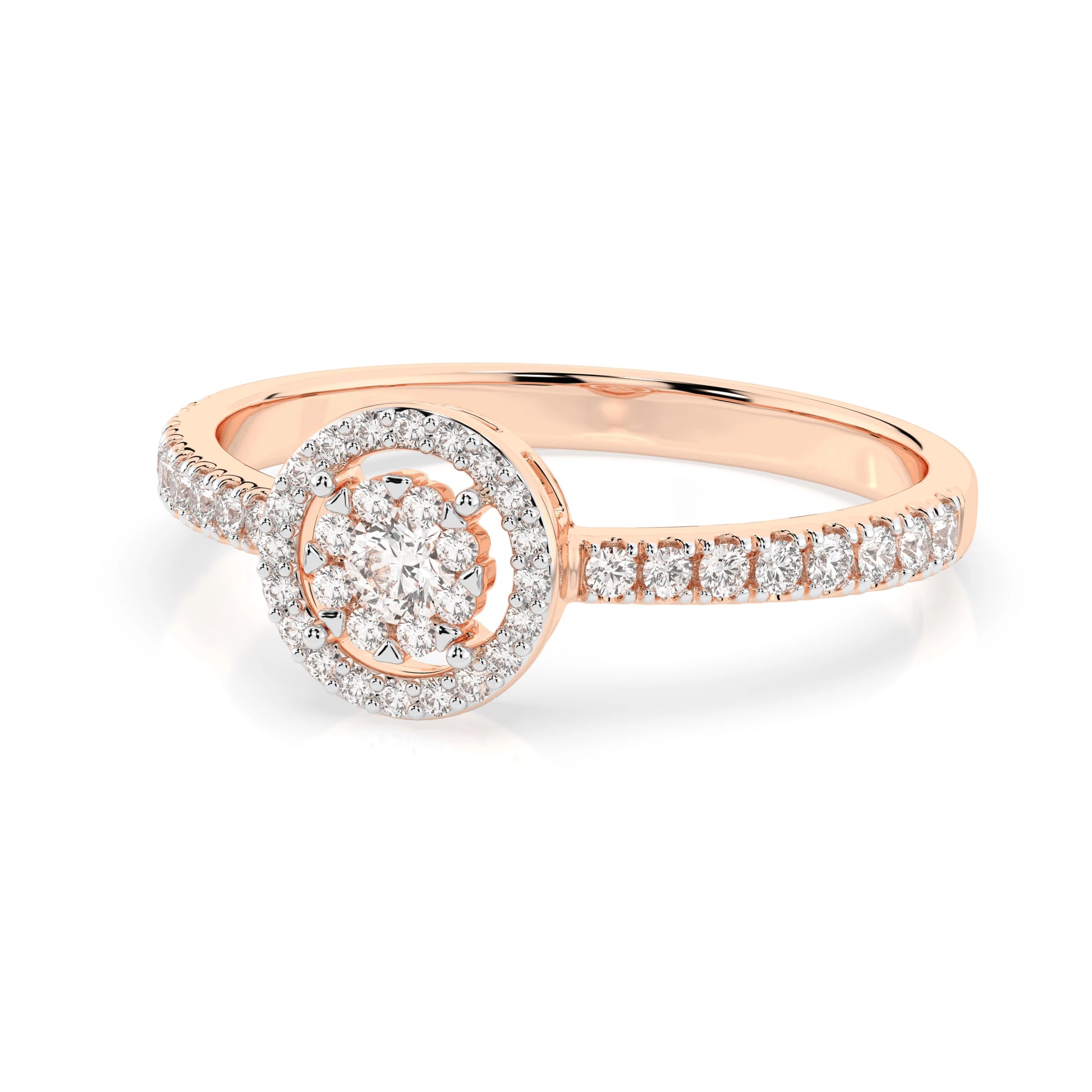 Illusion-Ring (Rund), 0.06 ct — 101-10018(2.5)