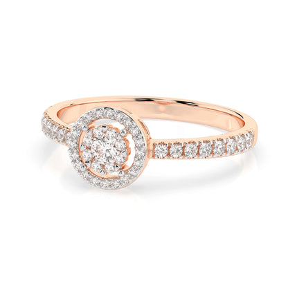Illusion-Ring (Rund), 0.06 ct — 101-10018(2.5)