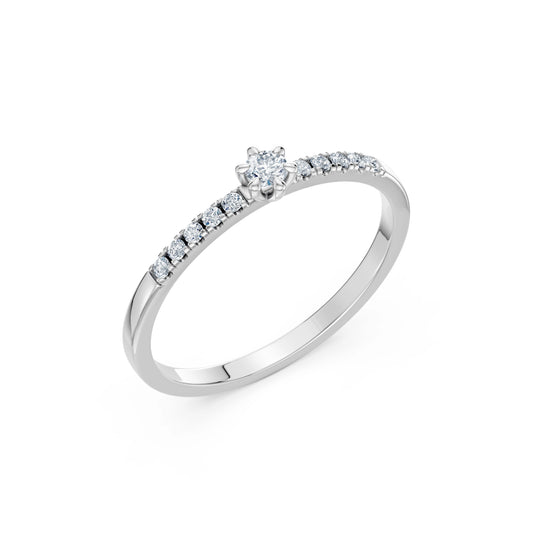 Solitär-Eternity-Ring, 0.07 ct — 101-10126/4(2.6)