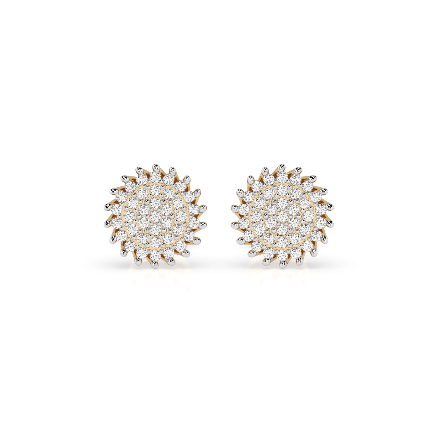 Illusion-Ohrringe (Rund), 0.3 ct — 102-10171
