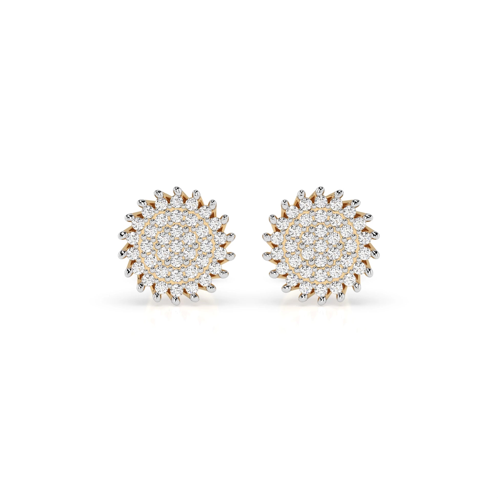 Illusion-Ohrringe (Rund), 0.3 ct — 102-10171