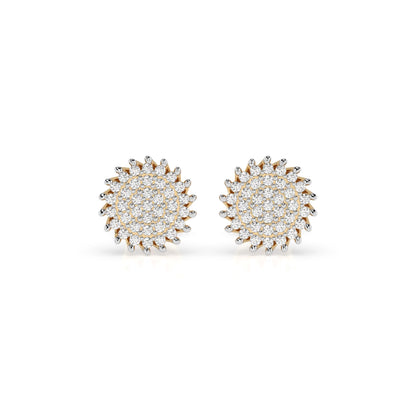 Illusion-Ohrringe (Rund), 0.3 ct — 102-10171