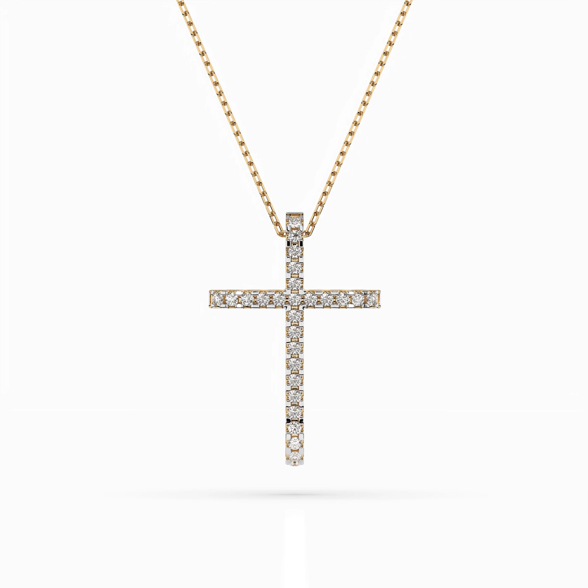 Minimalismus-Halskette (Rund), 0.14 ct — 104-10026