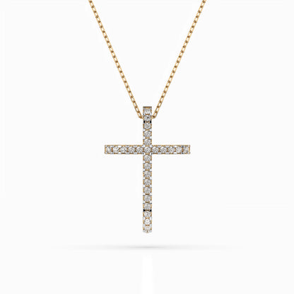 Minimalismus-Halskette (Rund), 0.14 ct — 104-10026