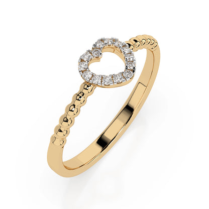 Minimalismus-Ring (Rund), 0.07 ct — 101-10028