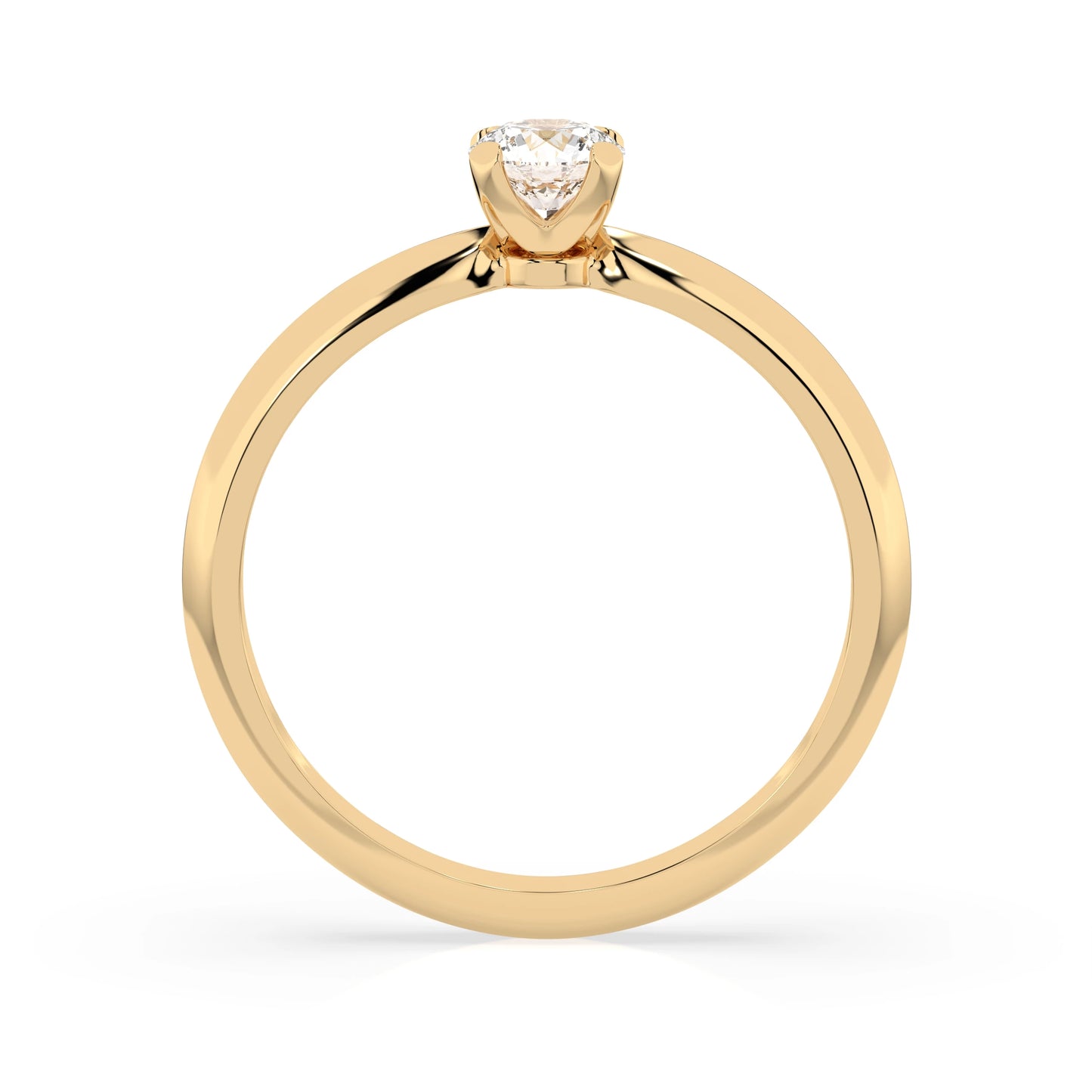 Solitär-Ring (Rund), 0.3 ct — 101-10089(4.2)