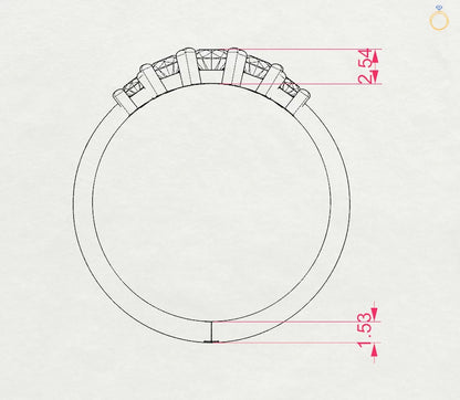Eternity-Ring (Rund), 0.15 ct — 101-10128