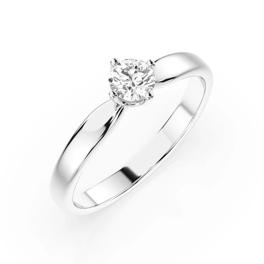 Solitär-Ring (Rund), 0.25 ct — 101-10041(4.0)