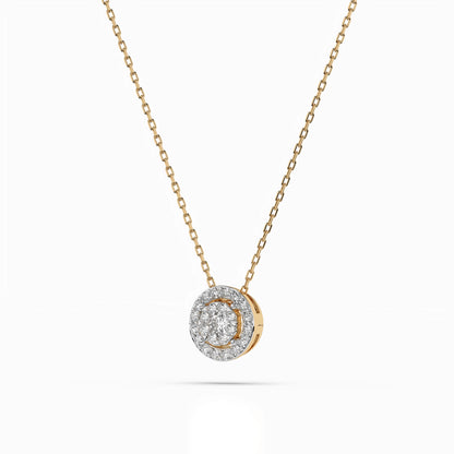Illusion-Halskette (Rund), 0.06 ct — 104-10002(2.5)