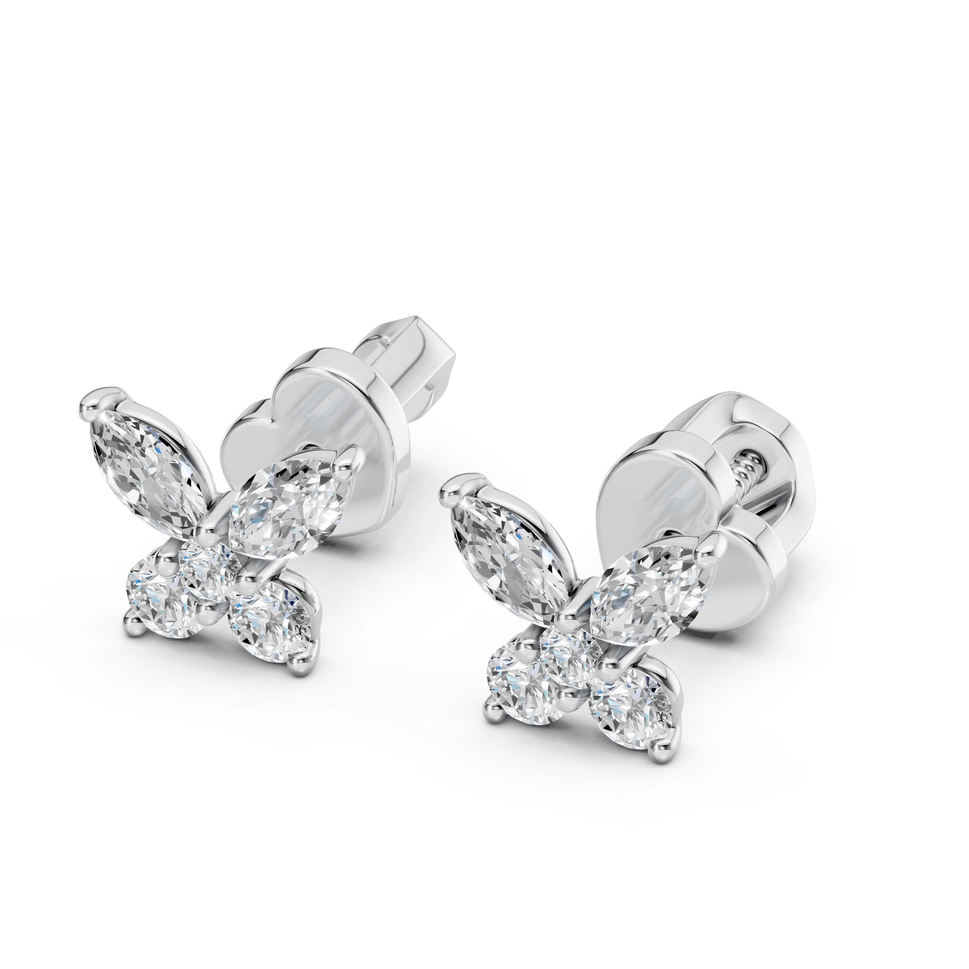 Illusion-Ohrringe (Marquise), 0.4 ct — 102-10192