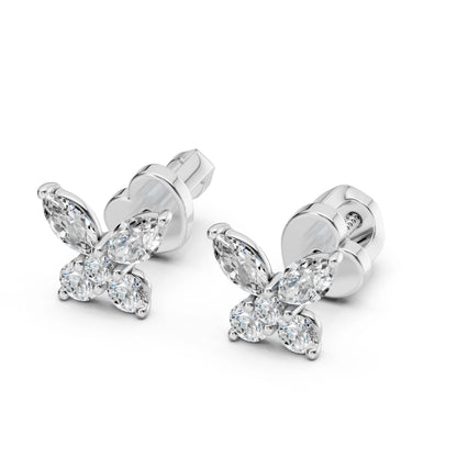 Illusion-Ohrringe (Marquise), 0.4 ct — 102-10192