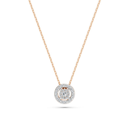 Illusion-Halskette (Rund), 0.03 ct — 104-10002(2.0)