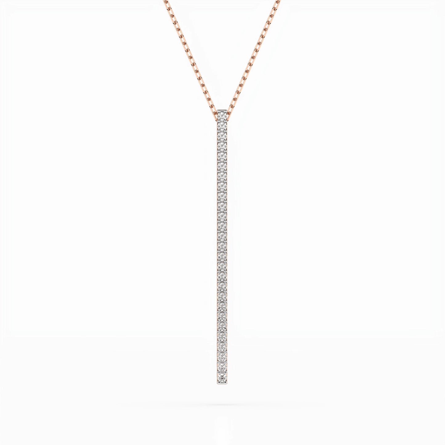 Minimalismus-Halskette (Rund), 0.14 ct — 104-10050