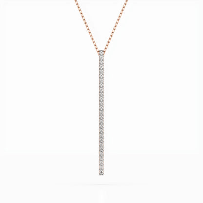 Minimalismus-Halskette (Rund), 0.14 ct — 104-10050