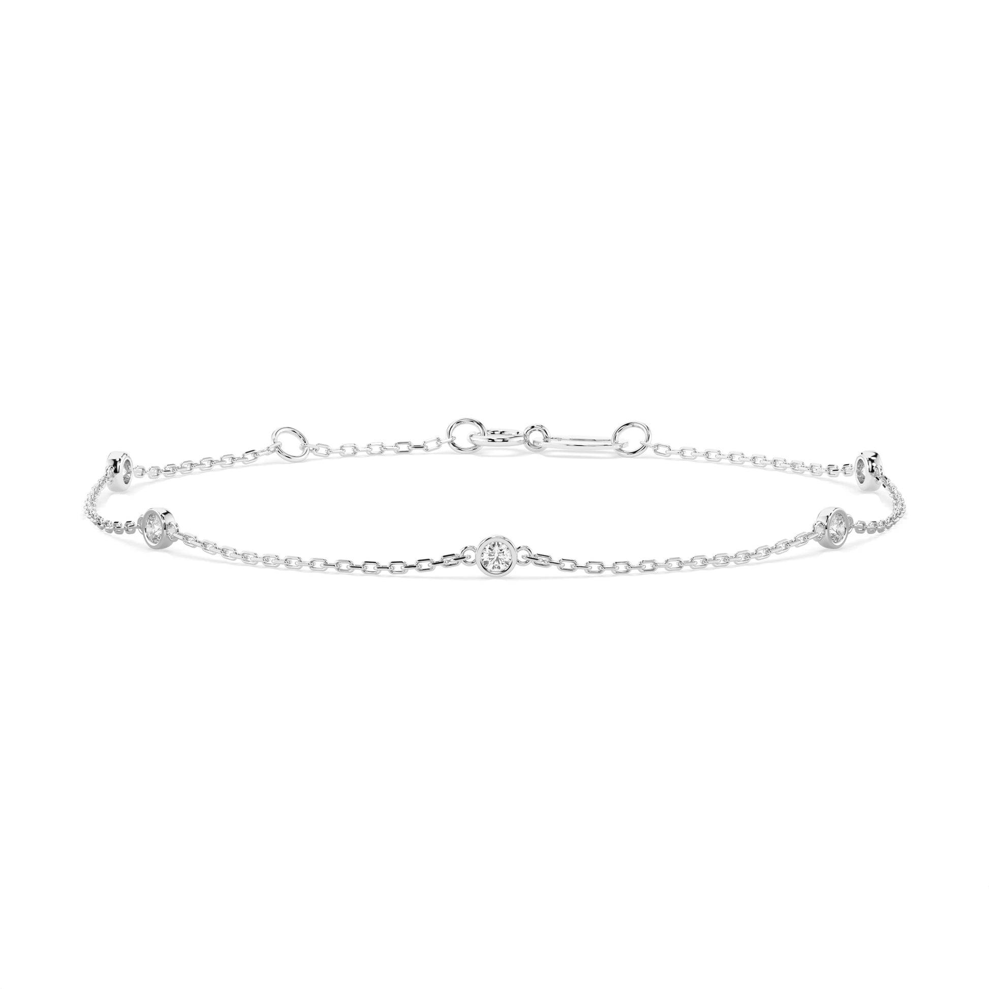 Minimalismus-Armband (Rund), 0.14 ct — 105-10008/5(1.9)