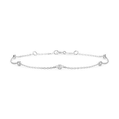 Minimalismus-Armband (Rund), 0.14 ct — 105-10008/5(1.9)