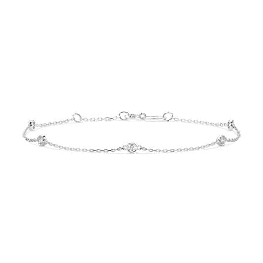 Minimalismus-Armband (Rund), 0.14 ct — 105-10008/5(1.9)