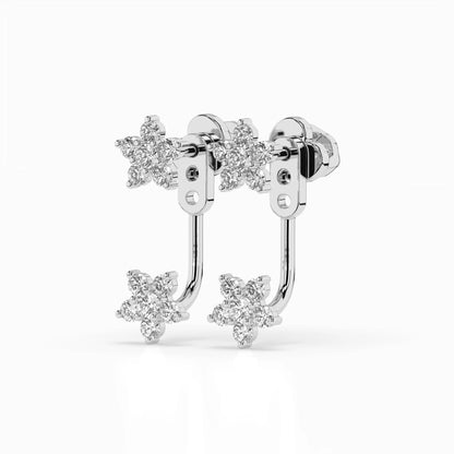 Illusion-Ohrringe (Rund), 0.25 ct — 102-10195/1
