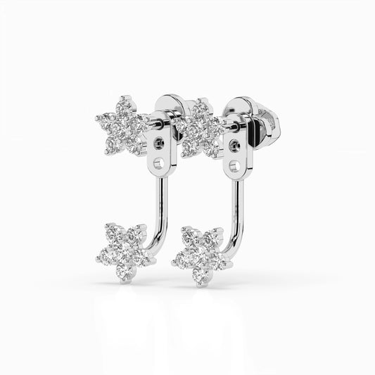 Illusion-Ohrringe (Rund), 0.25 ct — 102-10195/1