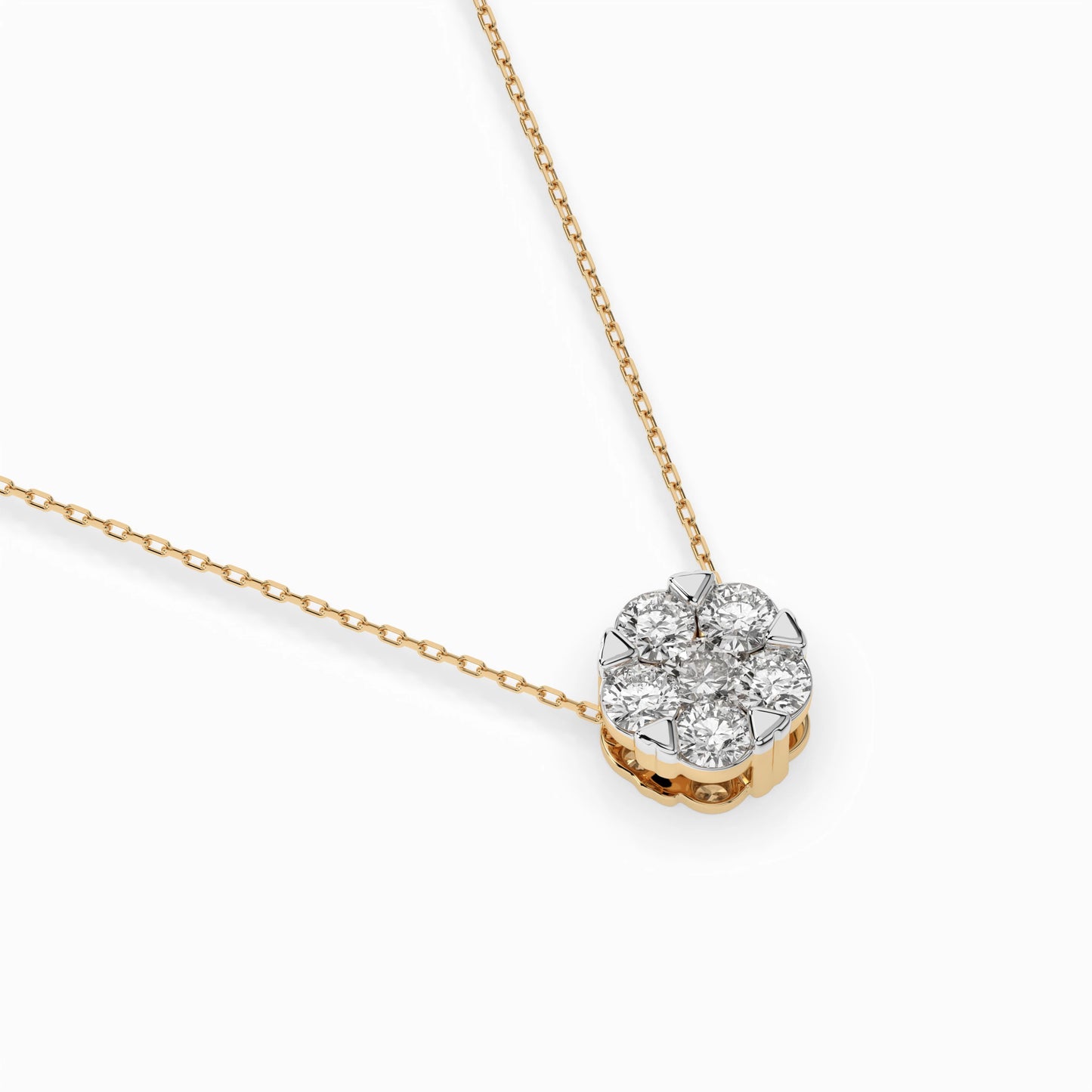 Illusion-Halskette (Rund), 0.1 ct — 104-10033(3.0)