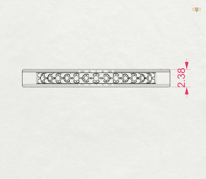Eternity-Ring (Rund), 0.04 ct — 101-10065