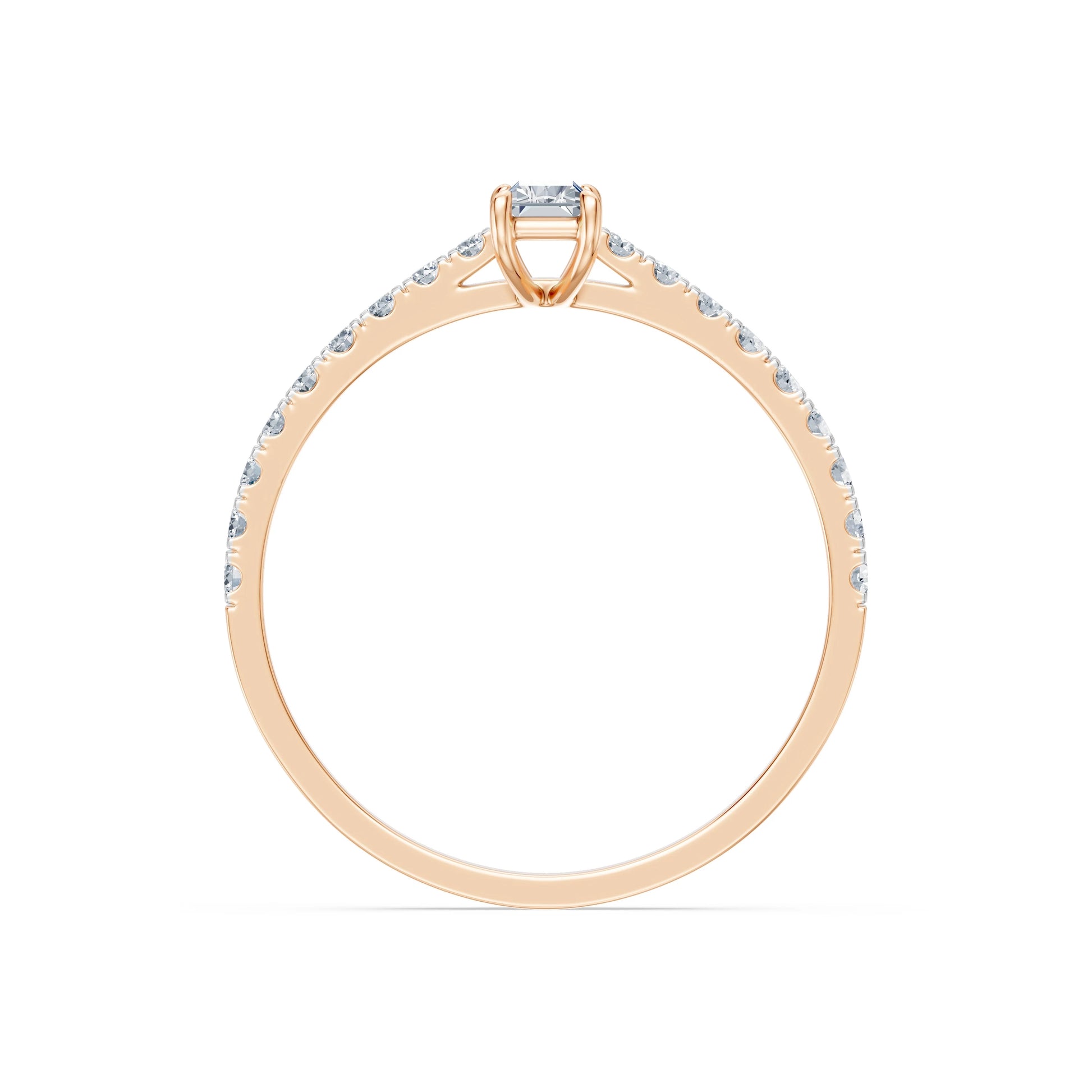 Solitär-Eternity-Ring, 0.3 ct — 101-10191(0.30)BAQ