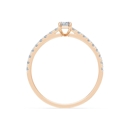Solitär-Eternity-Ring, 0.3 ct — 101-10191(0.30)BAQ