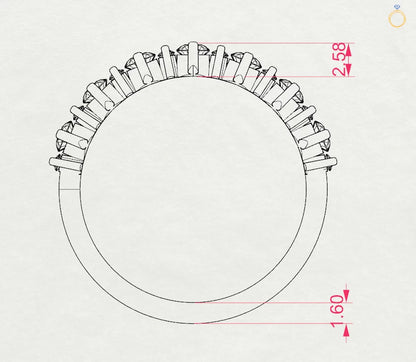 Eternity-Ring (Rund), 0.42 ct — 101-10147