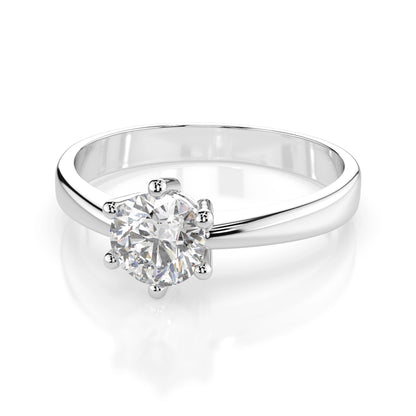 Solitär-Ring (Rund), 0.4 ct — 101-10151(4.7)