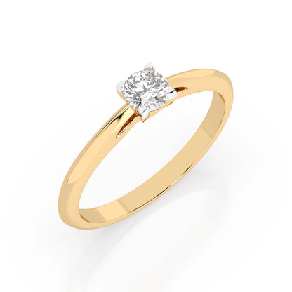 Solitär-Ring (Rund), 0.3 ct — 101-10190(0.30)RN