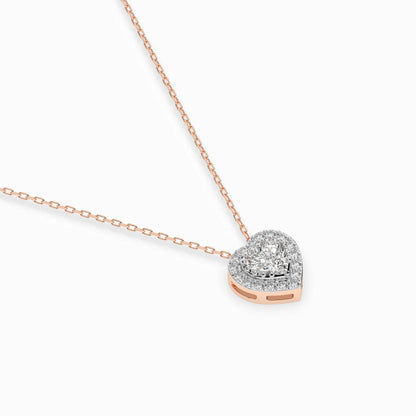 Illusion-Halskette (Rund), 0.08 ct — 104-10062
