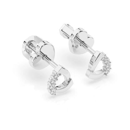 Minimalismus-Ohrringe (Rund), 0.05 ct — 102-10061