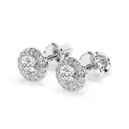 Solitär-Eternity-Ohrringe (Rund), 0.5 ct — 102-10095(4.0)