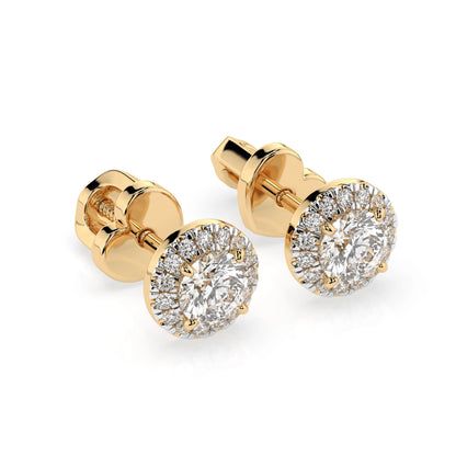 Solitär-Eternity-Ohrringe (Rund), 0.4 ct — 102-10095(3.7)