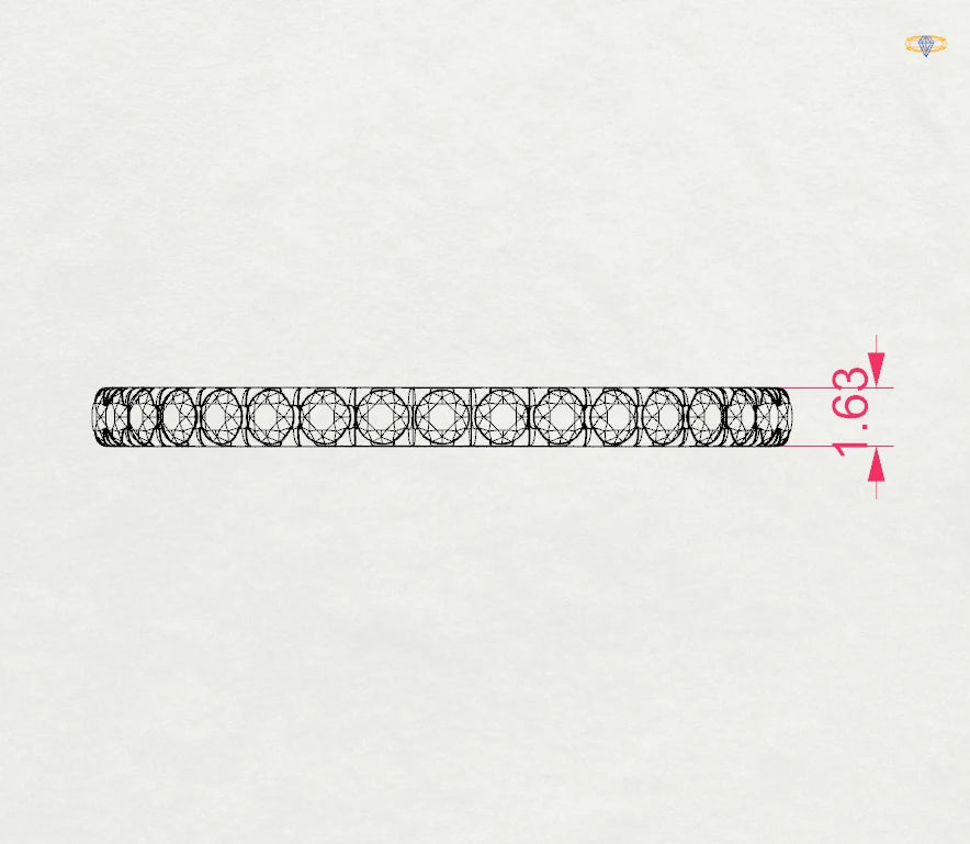 Eternity-Ring (Rund), 0.26 ct — 101-10111