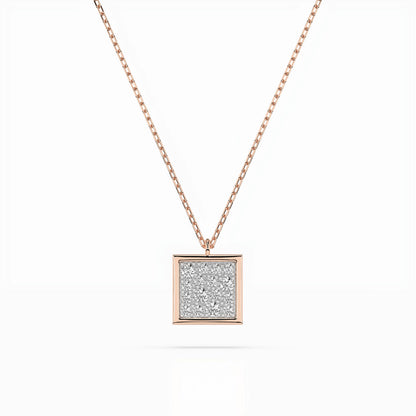 Illusion-Halskette (Rund), 0.07 ct — 104-10036