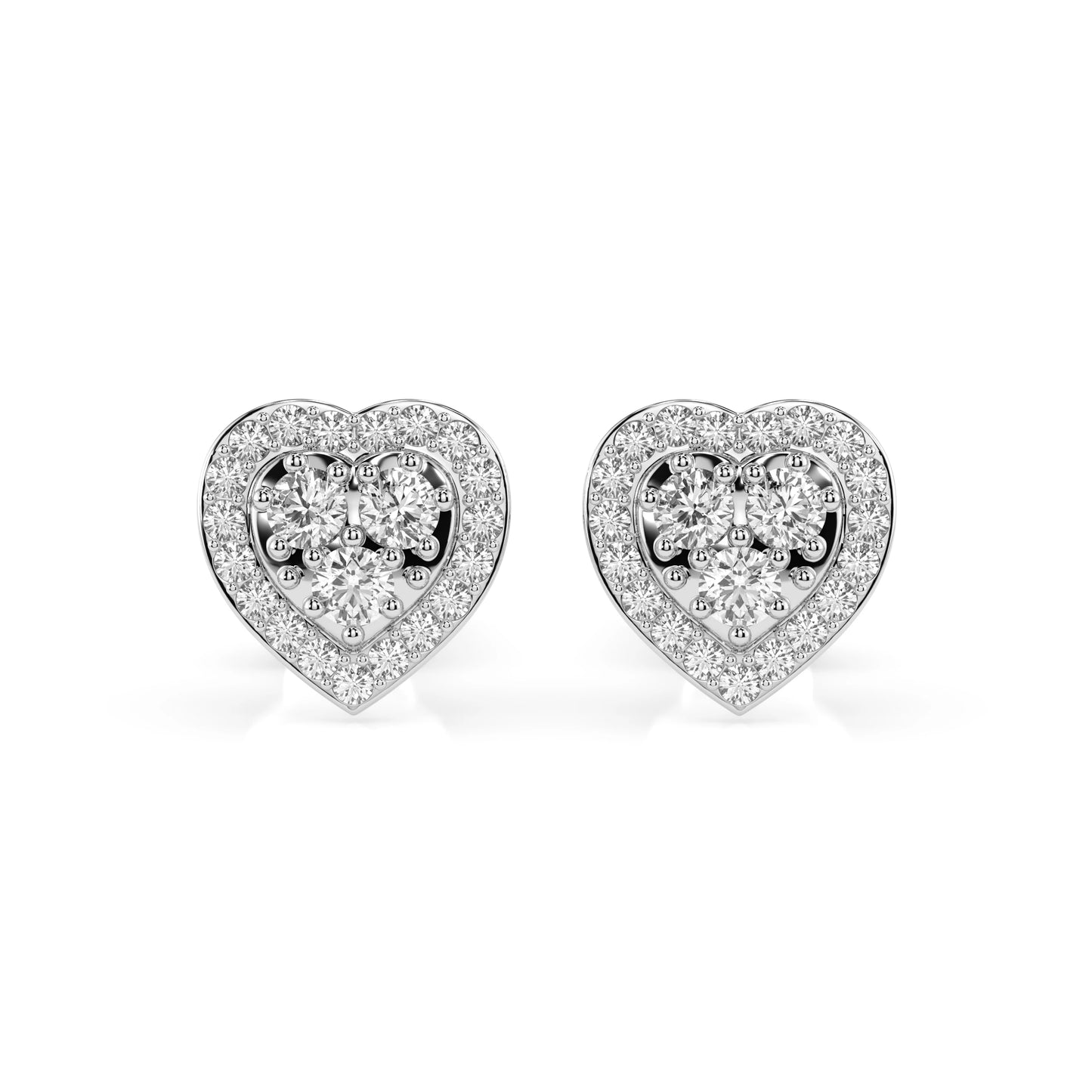 Illusion-Ohrringe (Rund), 0.17 ct — 102-10096