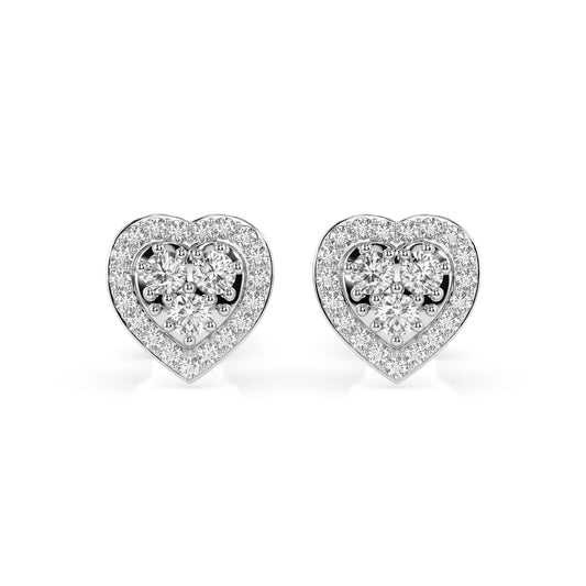 Illusion-Ohrringe (Rund), 0.17 ct — 102-10096