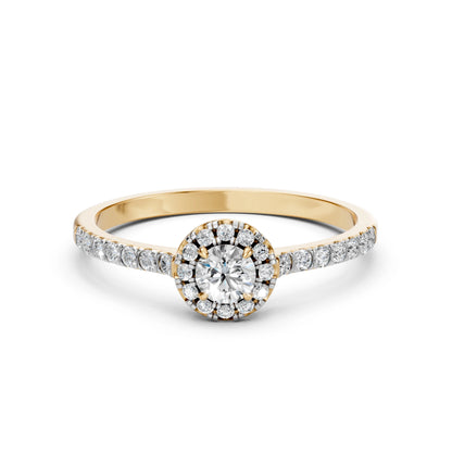 Solitär-Eternity-Ring (Rund), 0.25 ct — 101-10095(4.0)