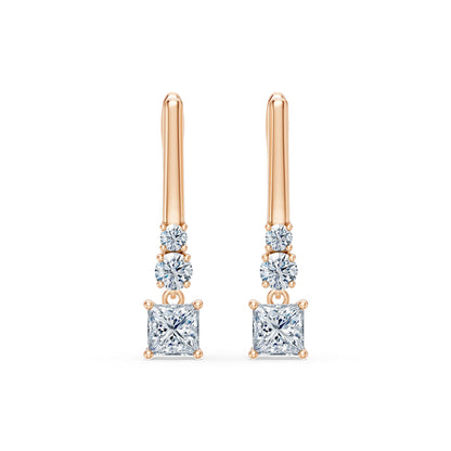Solitär-Eternity-Ohrringe, 0.6 ct — 102-10143(0.30)PR