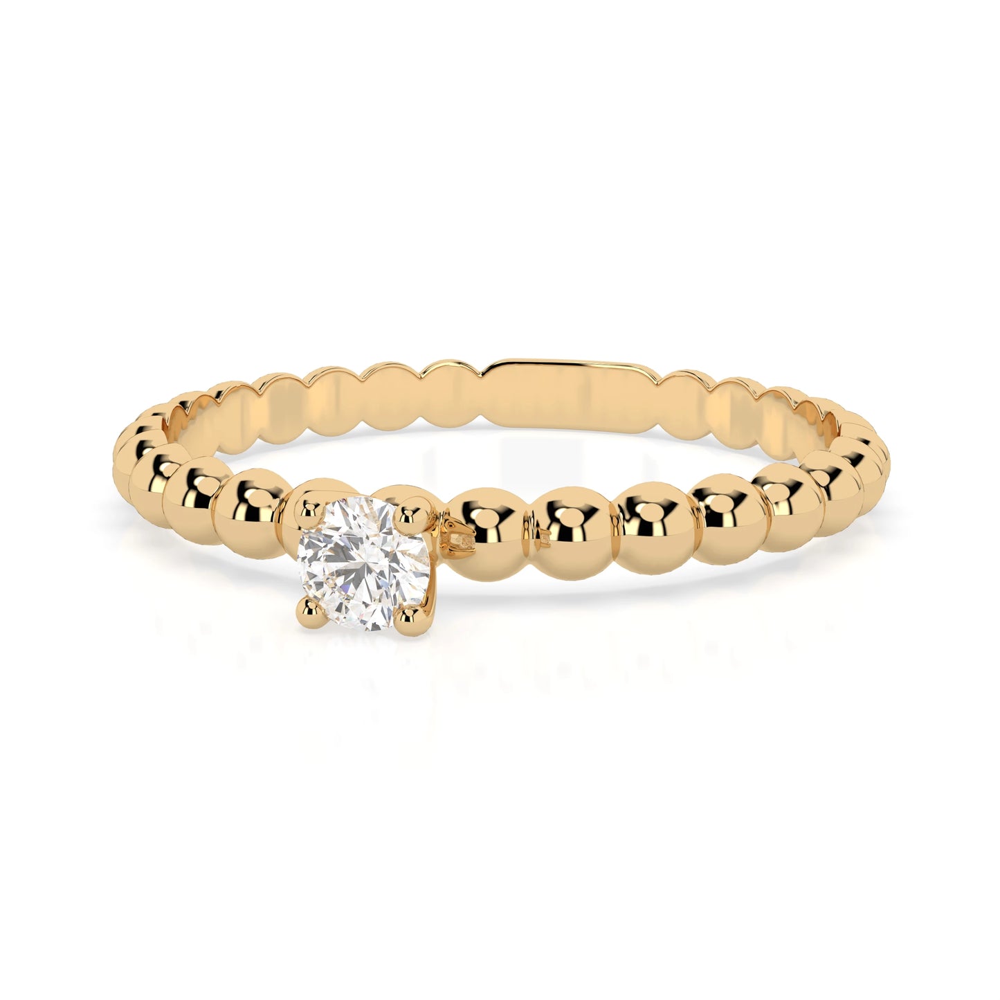 Solitär-Ring (Rund), 0.06 ct — 101-10039(2.5)